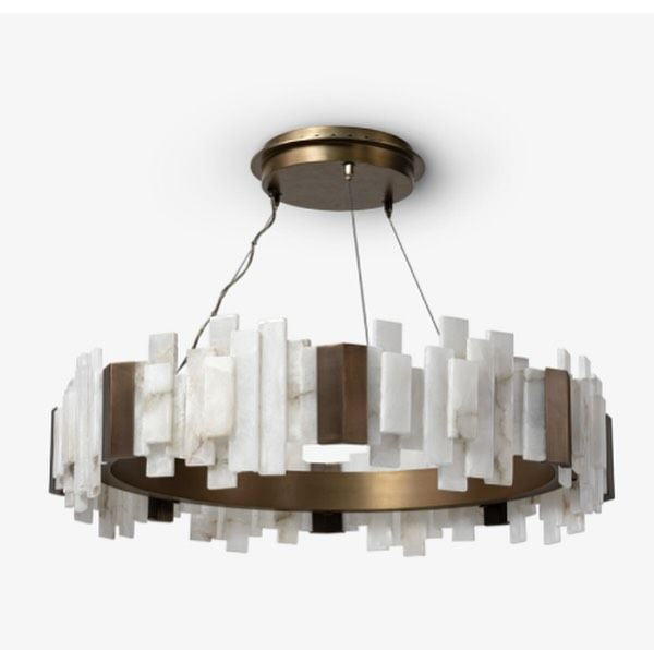 ALABASTER HALO CHANDELIER '25