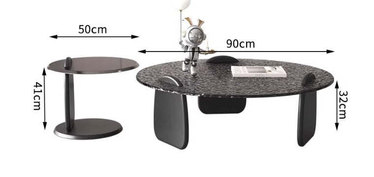 PEBBLE GLAZE COFFEE TABLE '25
