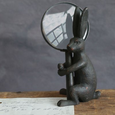 Rabbit Magnifier Ornament