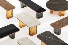 Load image into Gallery viewer, NAMALIS GLASS COFFEE TABLE