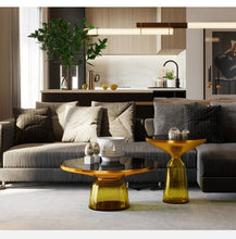 Load image into Gallery viewer, FINO TRANSPARENT BELL COFFEE & SIDE TABLE