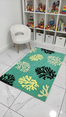 AQUA REEF HANDMADE CUSTOM RUG