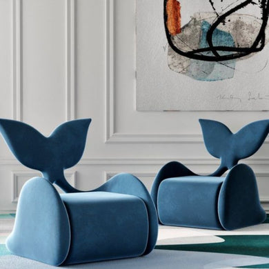 AZURE FLUKE ACCENT CHAIR '25