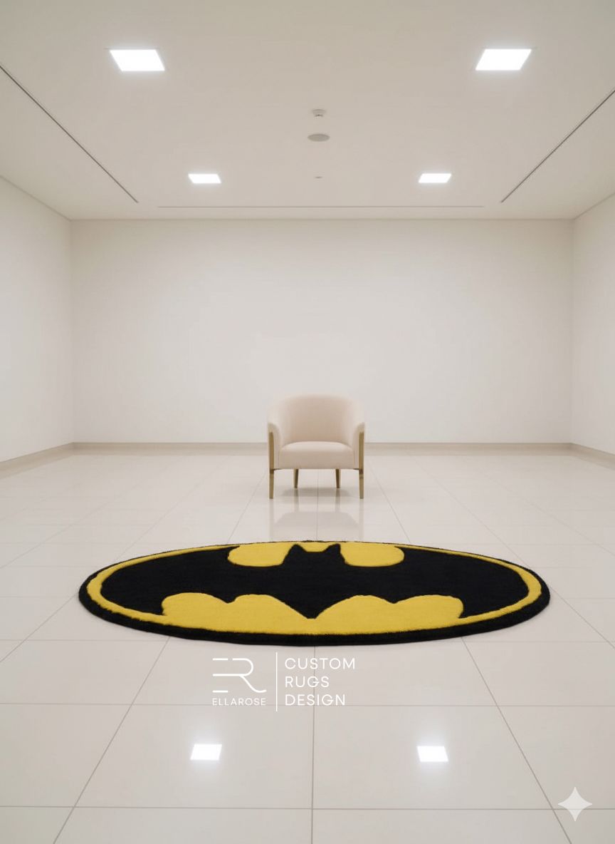 DARK KNIGHT CUSTOM HANDMADE RUG