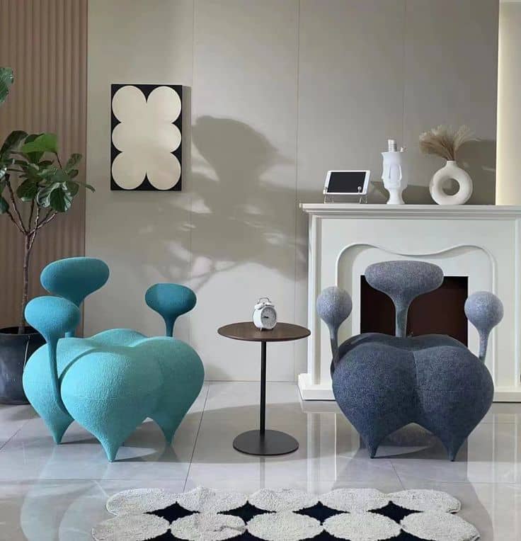 FUNGI OTTOMAN ACCENT CHAIR '25