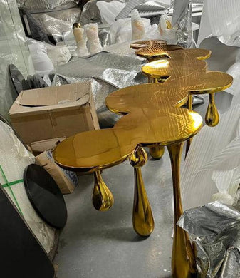 GOLDEN DRIP CONSOLE TABLE '25