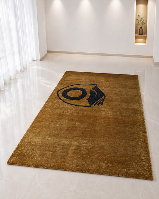 GOLDEN EYE MODERN CUSTOM HANDMADE RUG