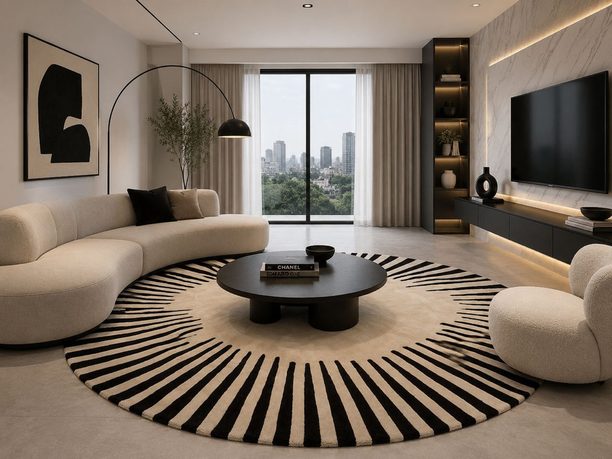 HALORE MODERN CUSTOM HANDMADE RUG