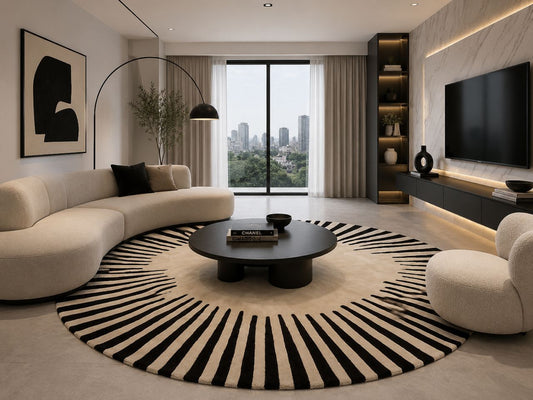 HALORE MODERN CUSTOM HANDMADE RUG