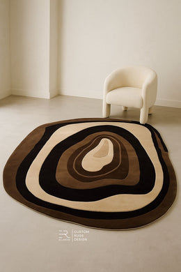 KINETIC BLOOM CUSTOM HANDMADE RUG