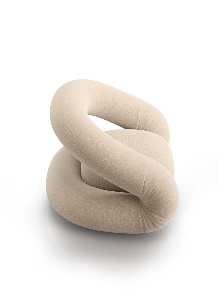 THE KNOT POUF ACCENT CHAIR '25