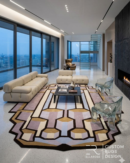 LINEAR CUSTOM HANDMADE RUG