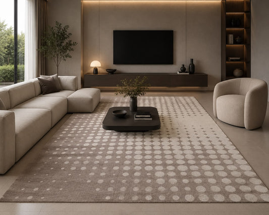 LUMEN DOT MODERN HANDMADE CUSTOM RUG