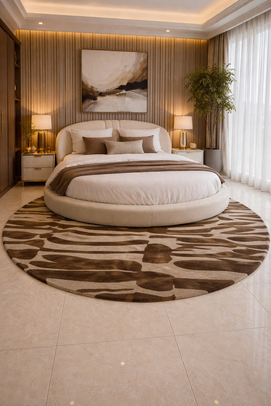 MOCHA WILD CUSTOM HANDMADE RUG