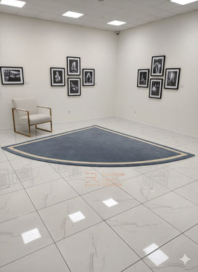 NAUTICAL WEDGE CUSTOM HANDMADE RUG