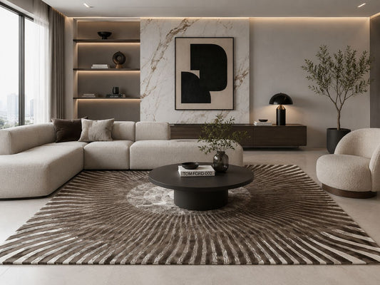 ORBISOL MODERN CUSTOM HANDMADE RUG