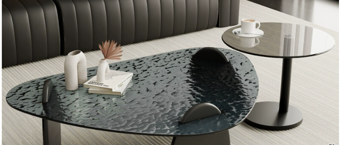 PEBBLE GLAZE COFFEE TABLE '25