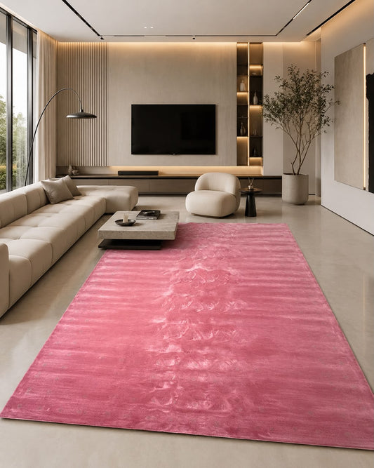 ROSE VEIL MODERN HANDMADE CUSTOM RUG
