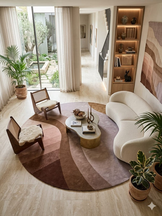 SERENITY NOOK CUSTOM HANDMADE RUG