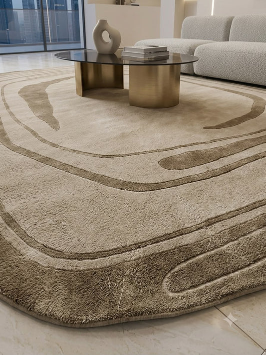 SERPENTINE OASIS MODERN CUSTOM HANDMADE RUG