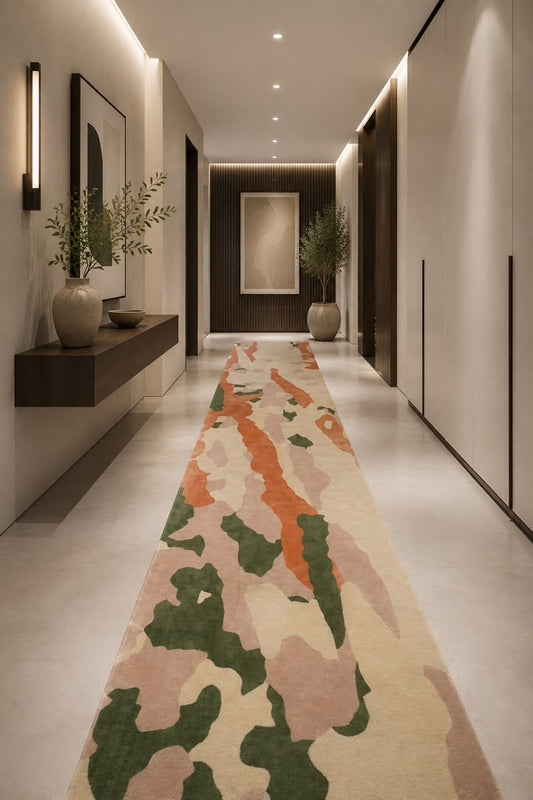 SIENNA MIST MODERN HANDMADE CUSTOM RUG