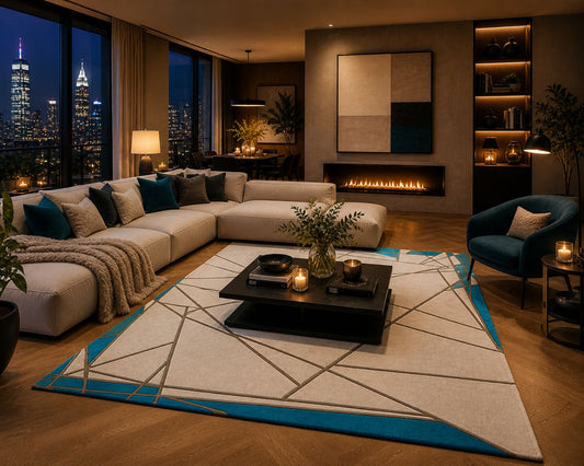 SKYLINE MOSAIC CUSTOM HANDMADE RUG