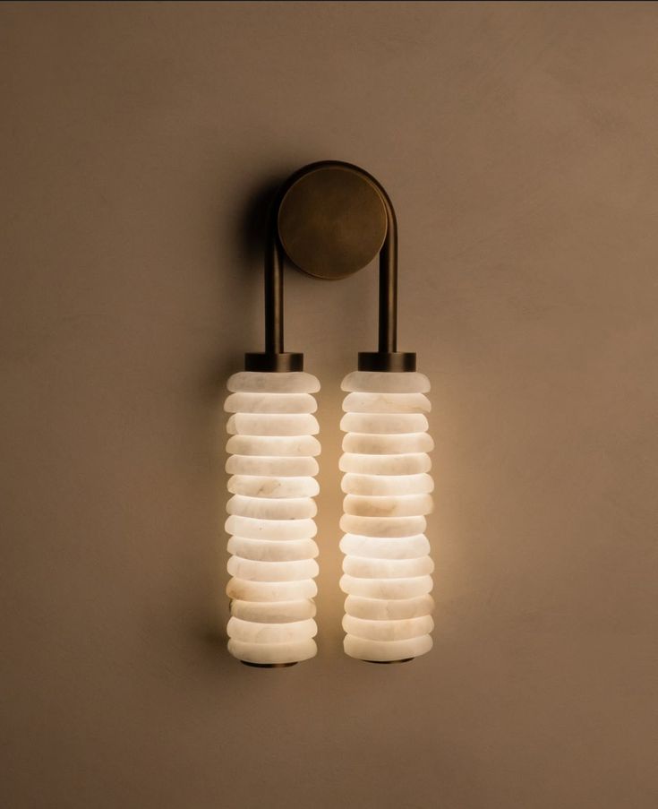 STACKED ALABASTER WALL SCONCE '25