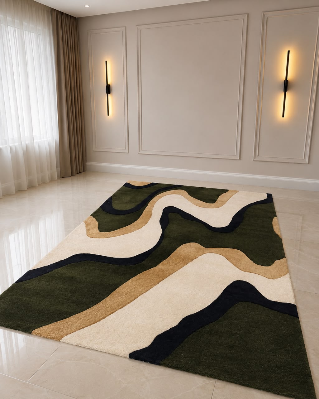 VERDARA MODERN HANDMADE CUSTOM RUG