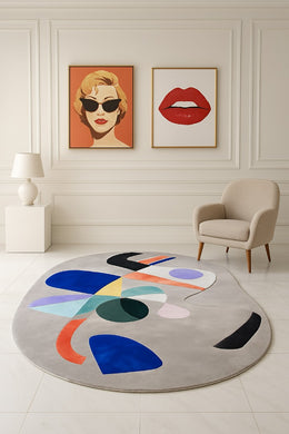 MODERN MUSE HANDMADE CUSTOM RUG