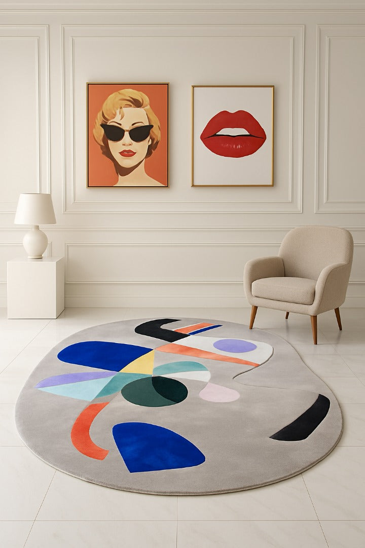 MODERN MUSE HANDMADE CUSTOM RUG