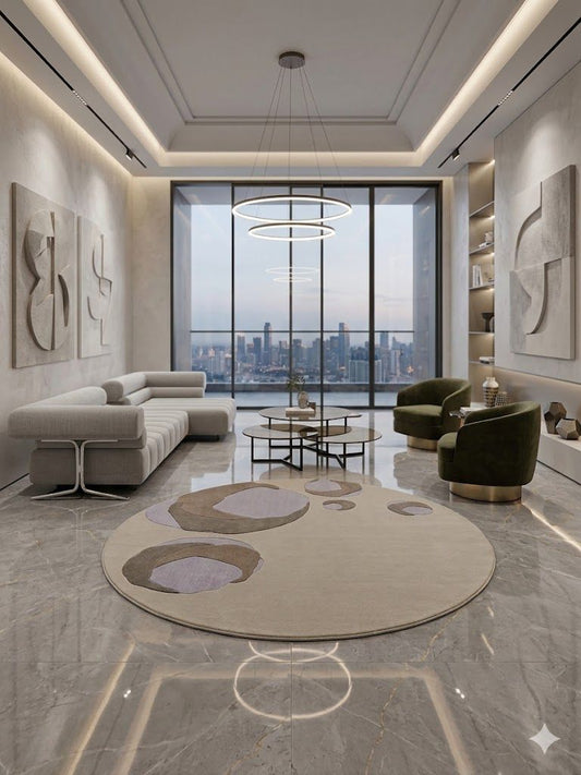 LUNAR PEBBLE CUSTOM RUG