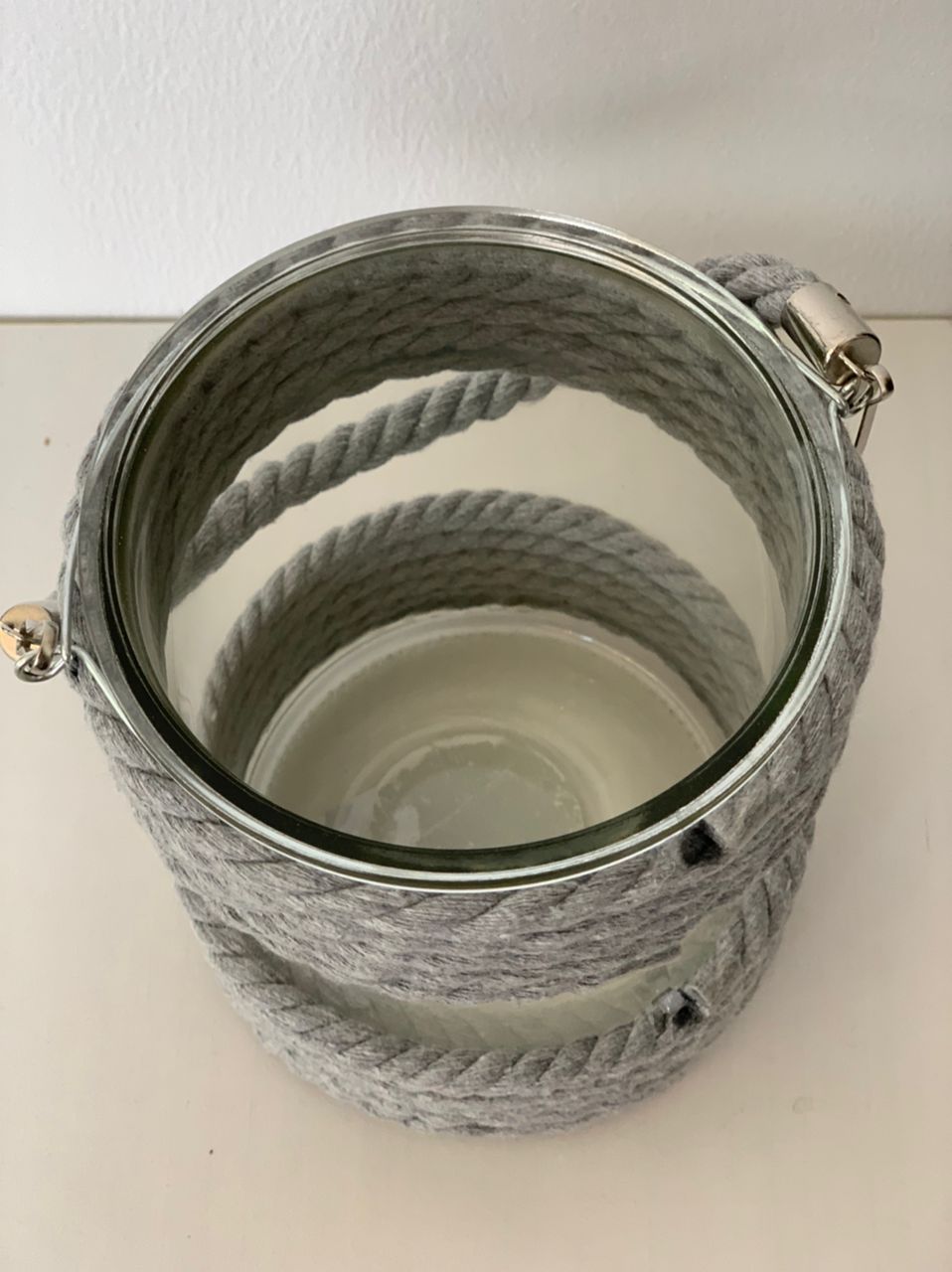 ROPE GLASS CANISTER
