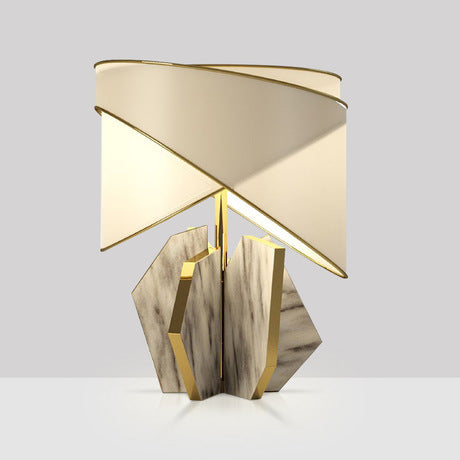 SILVIA 38" POSTMODERN ART MARBLE TABLE LAMP