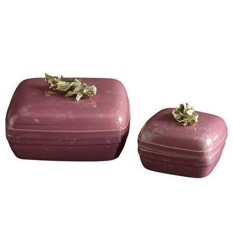 FANNIE MODERN MINIMALIST CREATIVE JEWELRY BOX (SET OF 2)