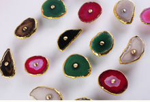 Load image into Gallery viewer, DONNIE NATURALISTIC AGATE STONE KNOBS(MOQ OF 5)