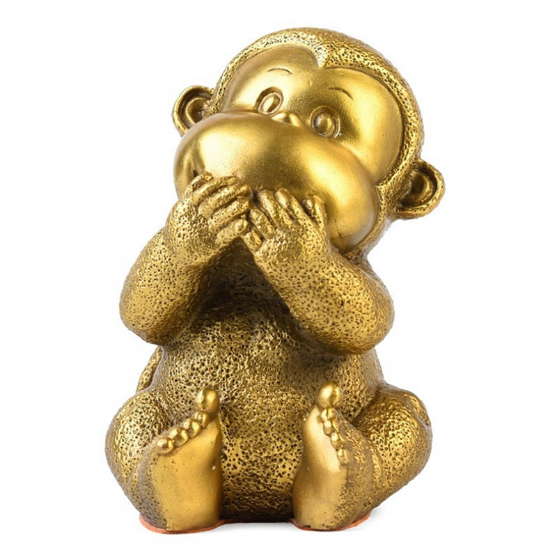 SEE NO EVIL, EAR NO EVIL, SPEAK NO EVIL ORNAMENT (Set of 3)