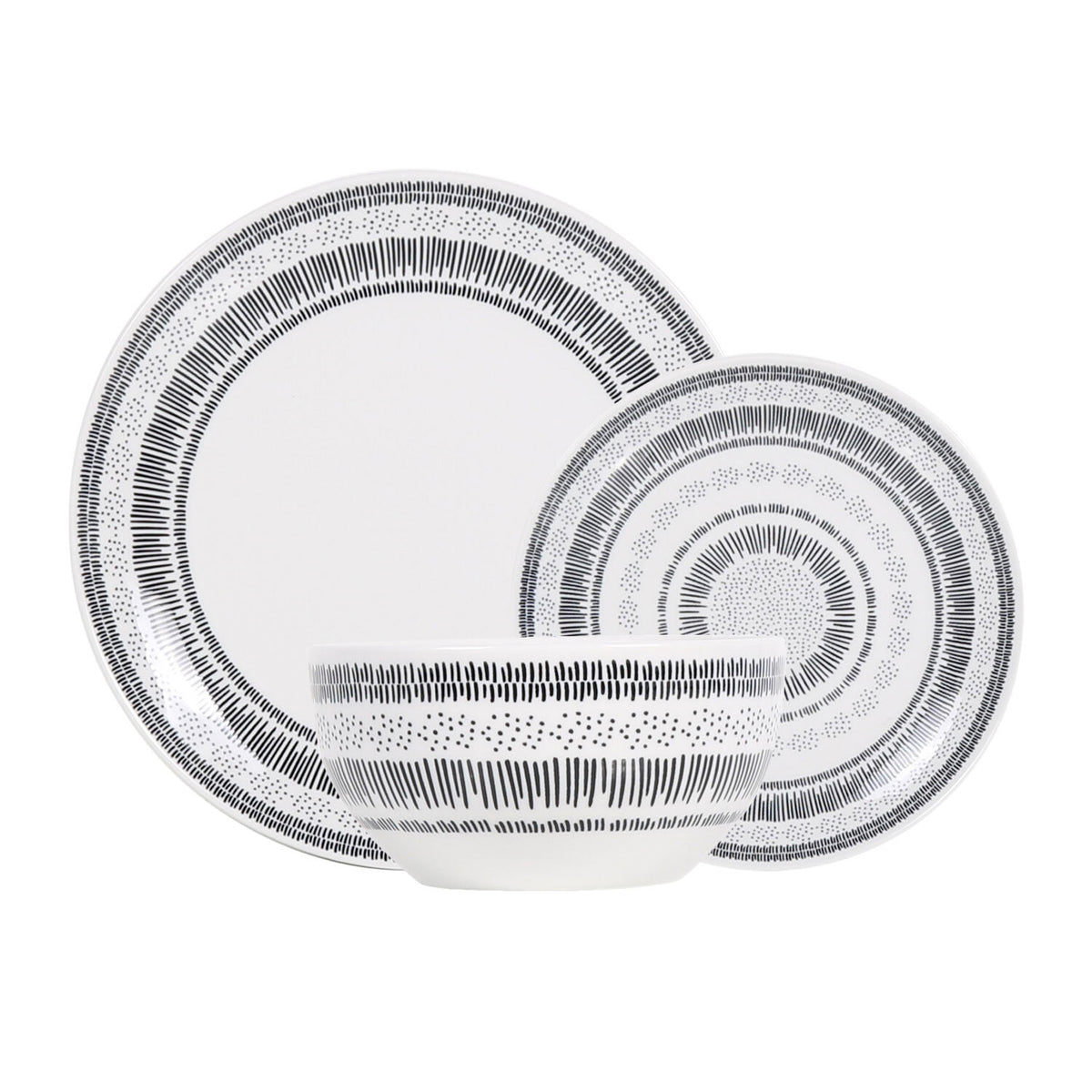 MAYA 12 PIECE DINNER SET