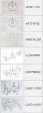 Load image into Gallery viewer, WILLIAM BUBBLES CHANDELIER