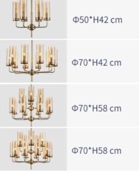 TAMMY 1- TIER CHANDELIER