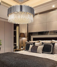 Load image into Gallery viewer, CATALINA POST MODERN CRYSTAL CHANDELIER