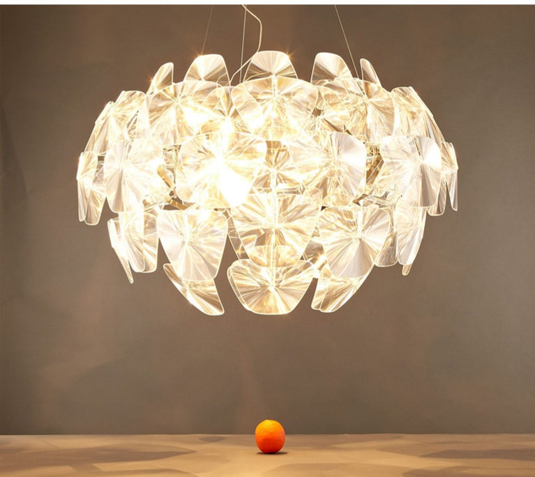 MIA  EUROPEAN ACRYLIC CHANDELIER