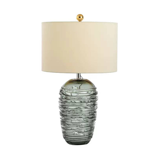HAZEL GREY 40" POSTMODERN TABLE LAMP