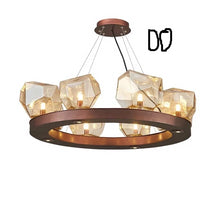 Load image into Gallery viewer, Kenya-Brown Glass Chandelier