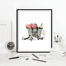Load image into Gallery viewer, Coco Chanel Beach Wall Art (Set of 4)