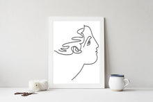 Load image into Gallery viewer, Picasso Sketch Woman Face Art Set of 3