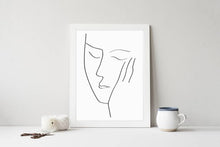 Load image into Gallery viewer, Picasso Sketch Woman Face Art Set of 3