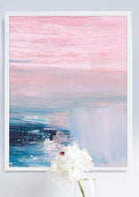 Load image into Gallery viewer, Pink and Blue Abstract Art