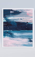Load image into Gallery viewer, Pink and Blue Abstract Art