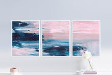 Load image into Gallery viewer, Pink and Blue Abstract Art