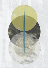 Load image into Gallery viewer, GRAY ABSTRACT CIRCLE ART SET OF 4